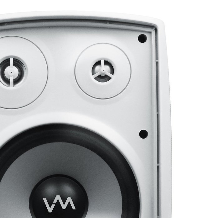 VM Audio 300W Waterproof Indoor/Outdoor Porch Speaker Pair Set, White | SR-WOD6 N2