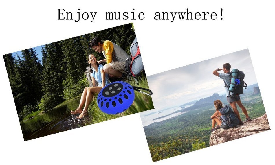 Outdoor Bluetooth Waterproof Speaker, 54MM Loud Speaker, NFC Bluetooth Speaker, Hands Free Protable Speaker, Unique... N11