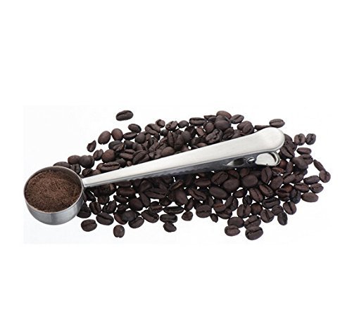 Eve Split 3pcs Multifunction Premium Stainless Steel Coffee Scoop and Tea Scoop with Integrated Bag Clip spoon N4