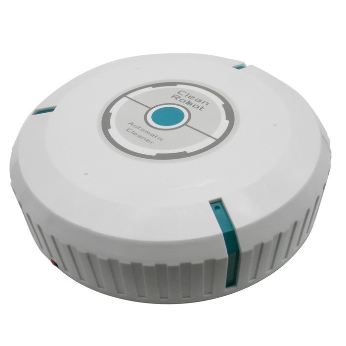 9" Wireless Home Robotic Smart Auto Robot Microfiber Tissue Dust Cleaner White N2