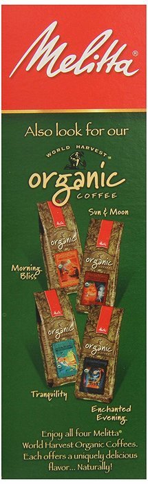 Melitta Cone Coffee Filters, Natural Brown, No. 4, 100-Count Filters (Pack of 6) N6