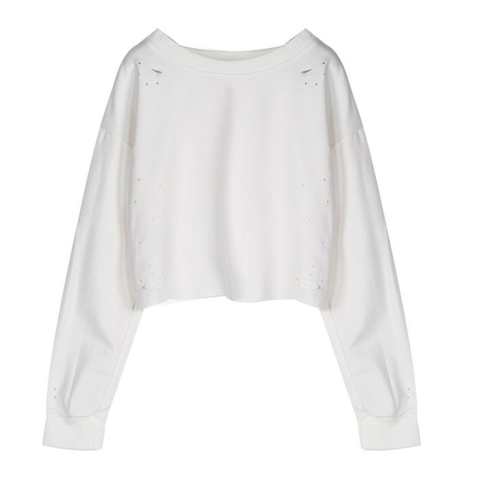 Women's Pullover,Laimeng Cotton Blend Sweatshirt Jumper Sweater Crop Top Coat Sports Knitted Pullover Tops (M,... N8