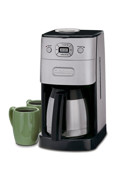 Cuisinart DGB-650BC Grind-and-Brew Thermal 10-Cup Automatic Coffeemaker, Brushed Metal N4