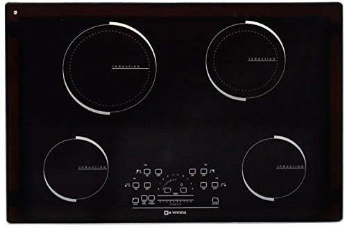 Verona VECTIM304 30" Electric Induction 4 Element Cooktop in Black