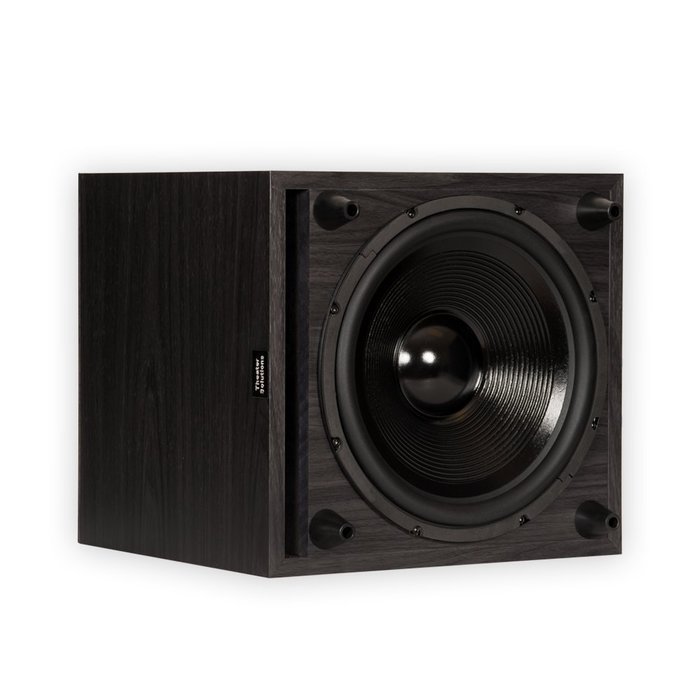 Theater Solutions SUB12D 500 Watt 12-Inch Surround Sound Home Theater Powered Down Firing Subwoofer (Black) N2