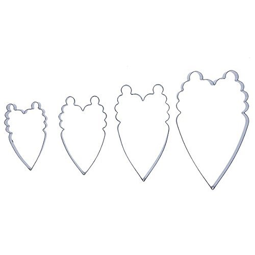 Peony Petals Cutter Set of 4 by CelCakes