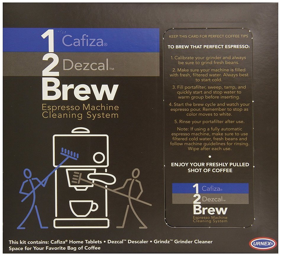 Urnex 1-2 Brew Home Espresso Machine Cleaning System N3