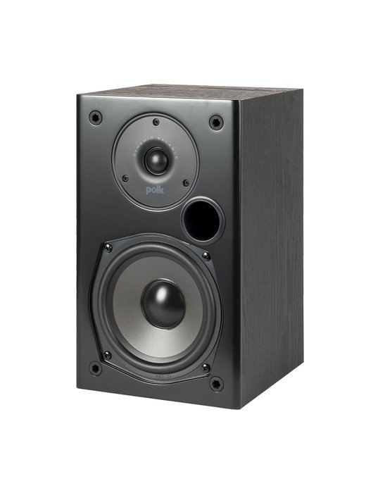 Polk Audio T15 Bookshelf Speakers, Pair, Black N3