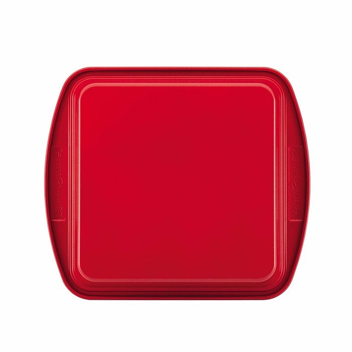SilverStone Hybrid Ceramic Nonstick Bakeware Steel Square Cake Pan, 9-Inch x 9-Inch, Marine Blue N3