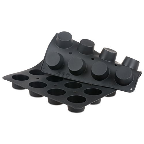 Lekue Muffin Silicone Mold 24 forms, 2.76 Dia., 1.57 D inches