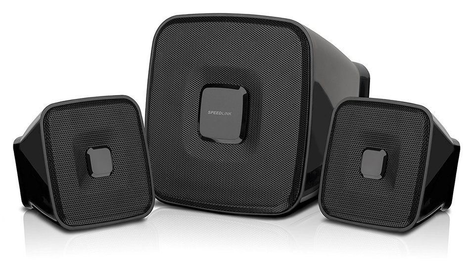 SPEEDLINK Quaint 2.11 USB Powered Subwoofer System - Black N2