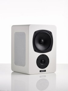 M&K S-300T Tripole White Satin with White Grille | Sold as Pair