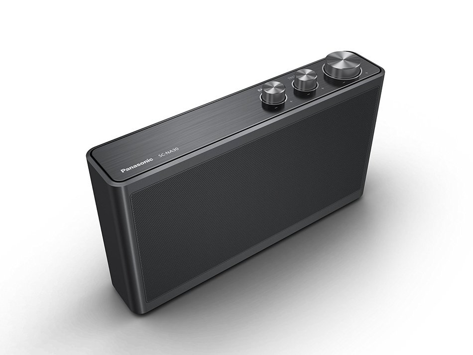 Panasonic SC-NA30EB-K Portable Wireless Speaker System - Black N5