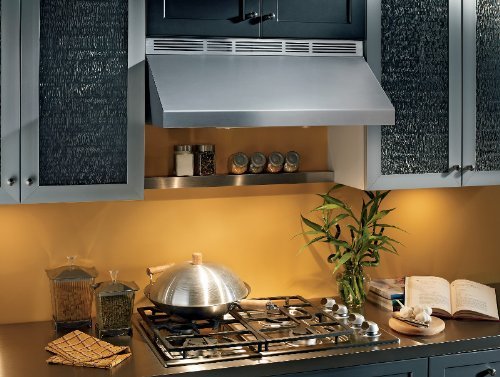 Broan AP130WW Variable Range Hood, 440 CFM, 9 x 30-Inch, White on White