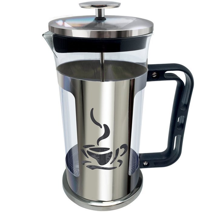 Ultimate Kitchen&trade; &ndash; French Coffee Press &ndash; 1L (4 cups) Stainless Steel Coffee, Tea & Espresso Maker &ndash; Chrome Finish... N2