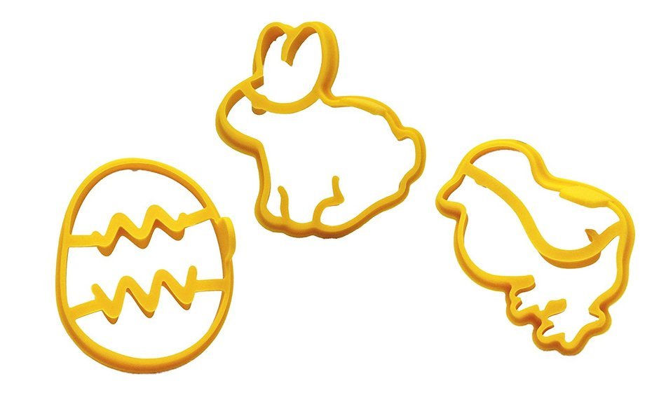 Williams-Sonoma Silicone Easter Pancake Molds, Set of 3: Egg, Bunny, Chick