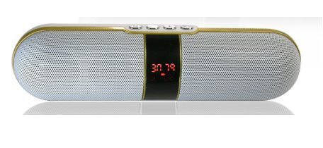 Top Tech Audio S-66 Portable Pill Speaker-White