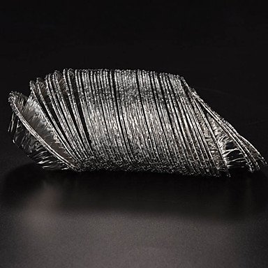 Sher Disposable Aluminum Foil Cups Baking Bake Muffin Cupcake Tin Mold Round,Set of 50 N3