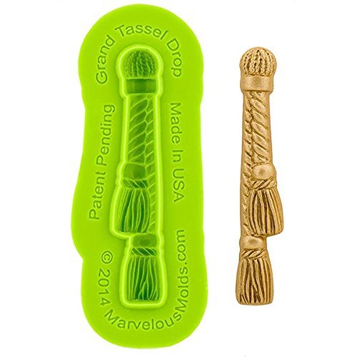 Grand Tassel Drop Mold by Marvelous Molds