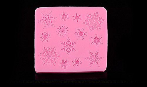 Snowflakes 3D Silicone Press Mold Cake Decoration Fondant Mold Food Grade Silicone Mould Silicona Molde de Pastel... N3