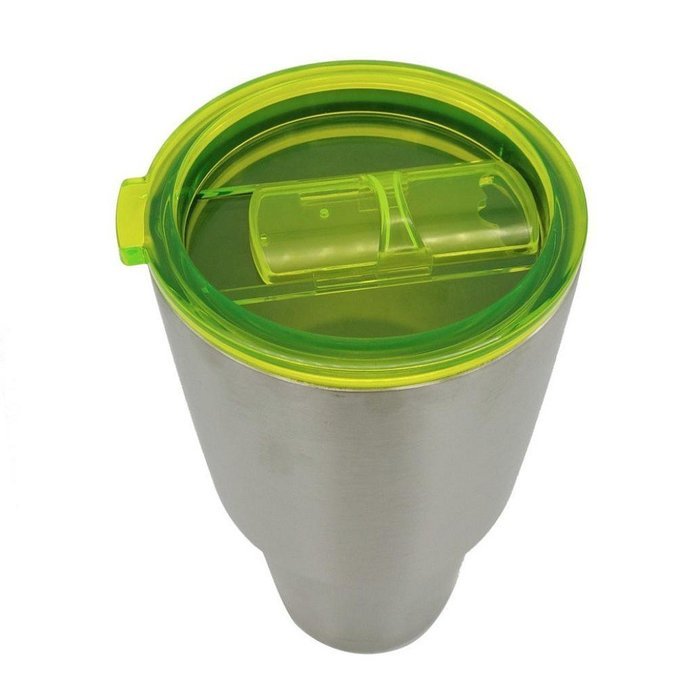 Morecome Spill And Splash Resistant Lid With Slider Closure For 20 Oz (Pink) N6