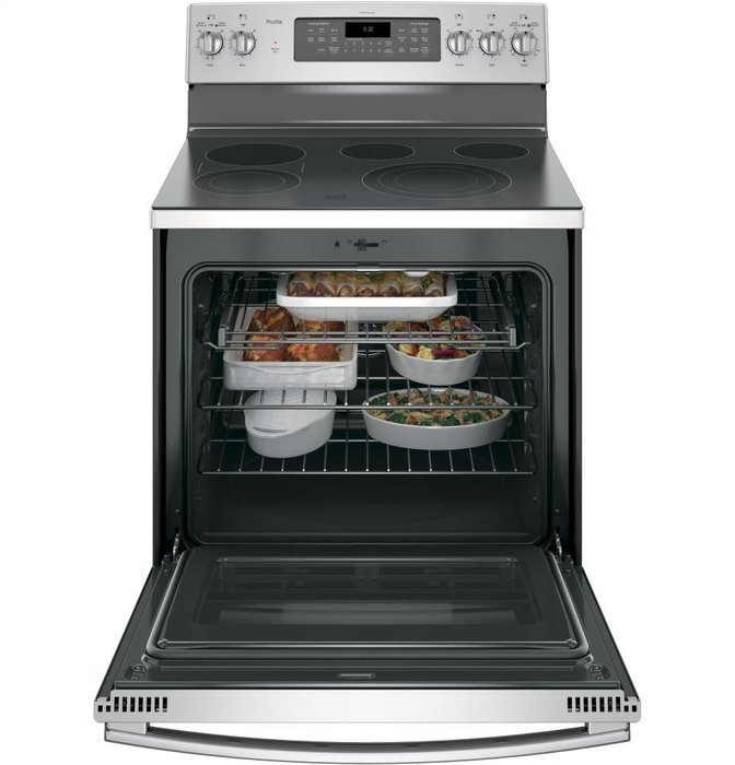 GE PB930SJSS Profile 30" Stainless Steel Electric Smoothtop Range - Convection N6