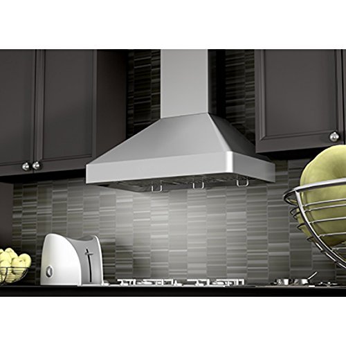 Z Line 9667-36 1200 CFM Wall Mount Range Hood Stainless N6
