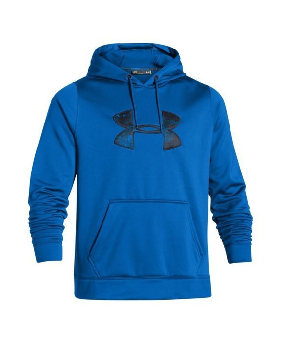 Under Armour Men's UA Storm MTN Big Logo Hoodie Small Steel N20