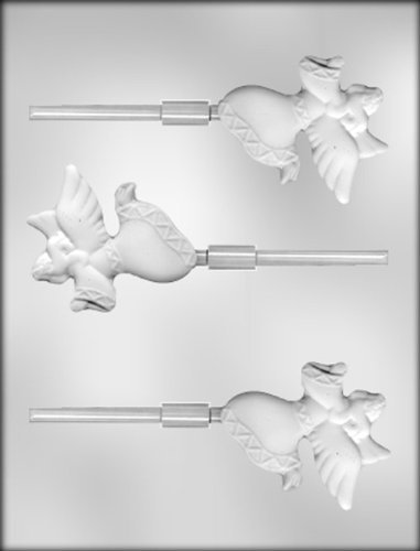 CK Products 3-Inch Flying Angel Sucker Chocolate Mold