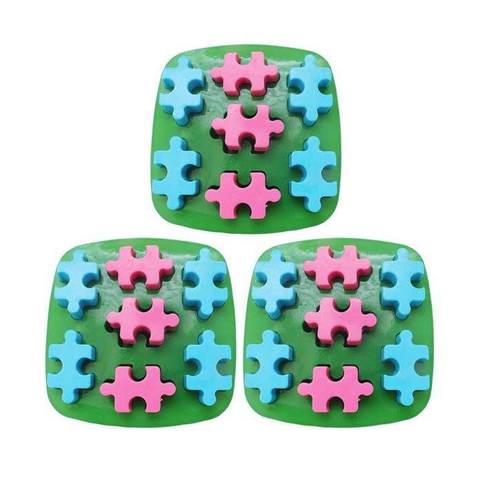 Baidecor Puzzle Silicone Chocolate Molds Candy Mold Set Of 3 N2