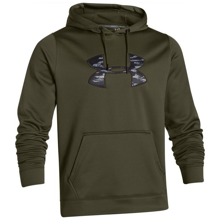 Under Armour Men's UA Storm MTN Big Logo Hoodie Small Steel N22