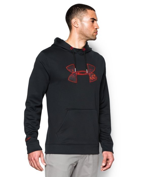 Under Armour Men's UA Storm MTN Big Logo Hoodie Small Steel N25