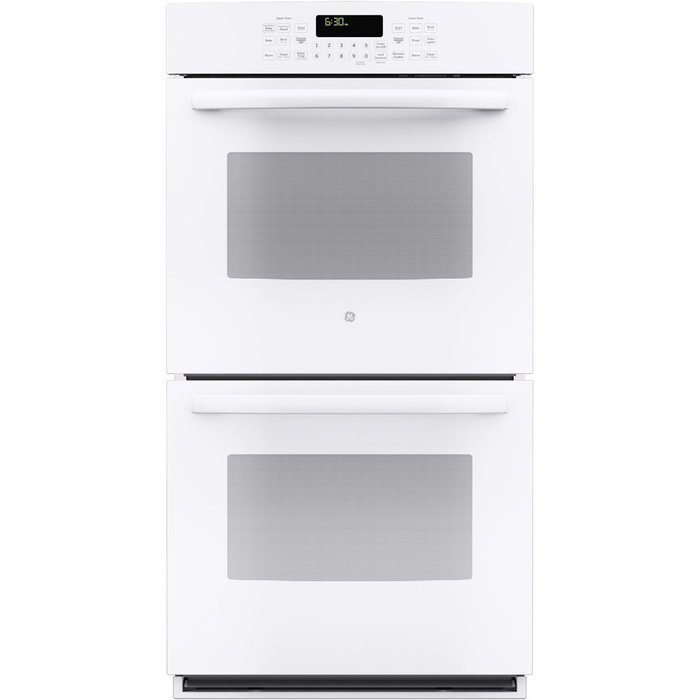 GE PK7500DFWW Profile 27" White Electric Double Wall Oven - Convection
