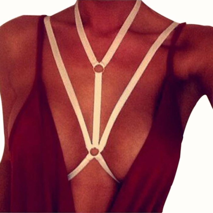 Underwear, PHOTNO Alluring Womens Harness Bra Elastic Cage Bra Strappy Hollow Out Bra Bustier N6