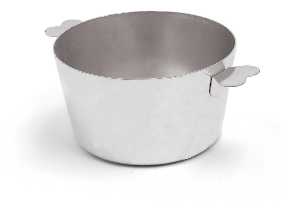 Paderno World Cuisine 4 3/4 Ounce Tinned Steel Charlotte Mold