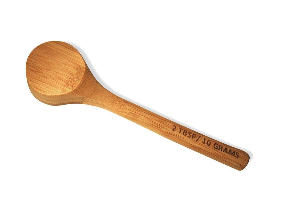 2 Tablespoon Scoop in Bamboo and Coffee Grinder Brush From Kerro Outlets, Home Accessories for Kitchen, Coffee... N2