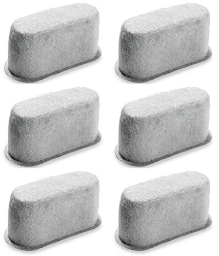 Kitchenaid Coffee Makers Activated Charocal Water Filters Replacement for KCM22WF By NISPIRA. Set of 6 Filters...