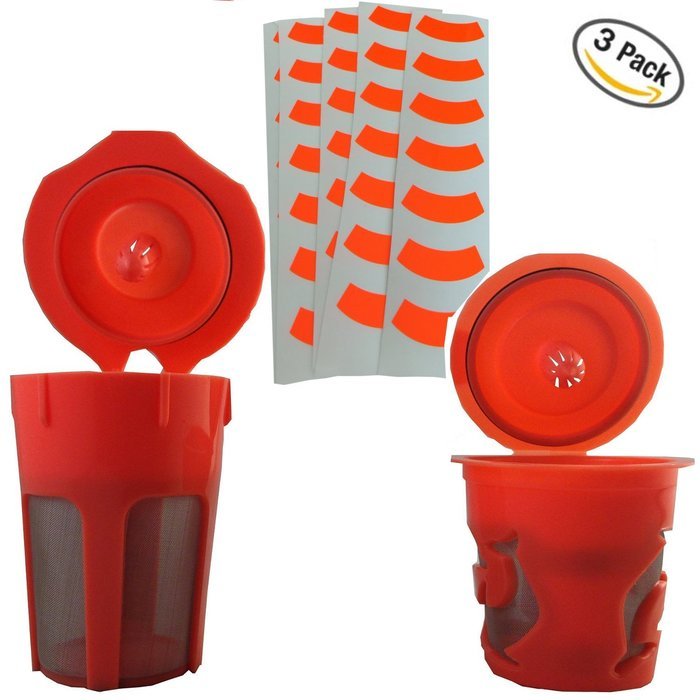 K-Carafe 2.0 Reusable Filter and K-CUP 2.0 Single Cup Reusable Filters Includes 30 Freedom Stickers From Freedom...