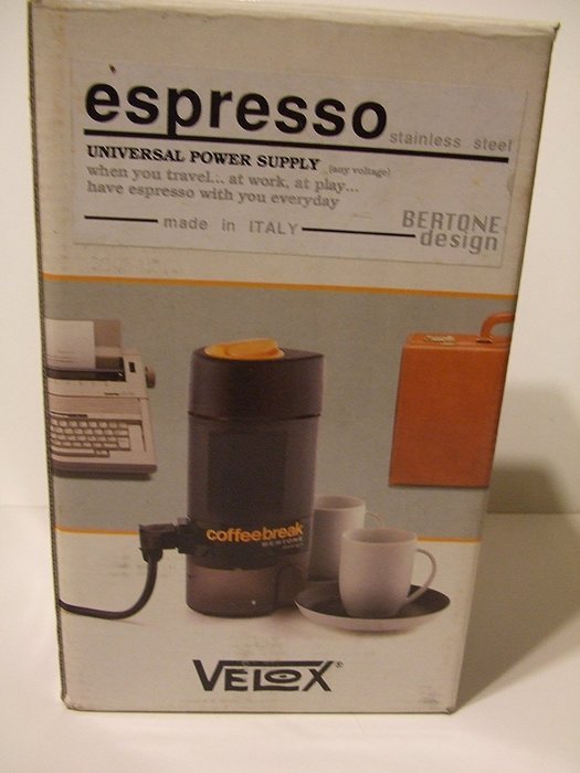 Velox Espresso Coffee Break Bertone Design