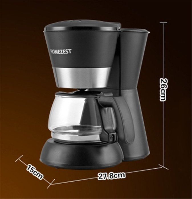 Royal- CM-308 American Style Fully Automatic Drip Coffee Machine Anti-dry Thermal Insulation Coffee Pot 0.65L N3