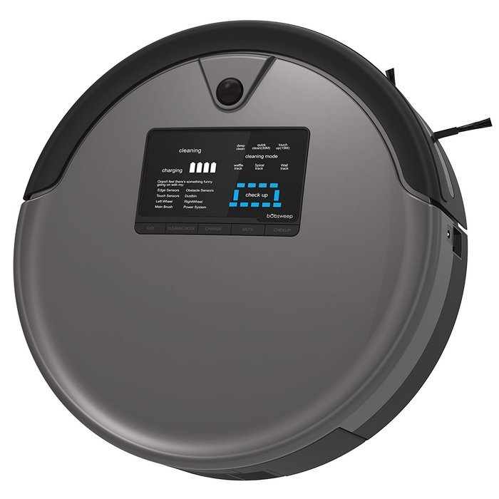 bObsweep PetHair Plus Robotic Vacuum Cleaner and Mop, Charcoal N11