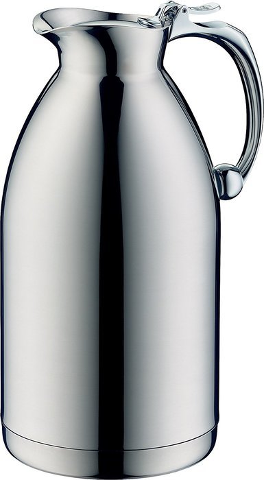 Alfi Hotello Vacuum Insulated Thermos Carafe for Hot and Cold Beverages, 1.5 L, Stainless Steel N2