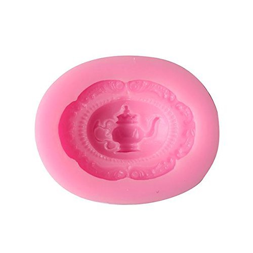 HT BAKEWARE | Vintage Oval Teapot Design Silicone Mold N2