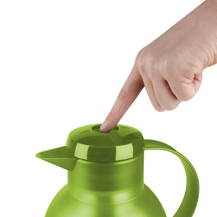 Emsa Samba Quick Press Insulated Server, 34-Ounce, Translucent Eggplant N15