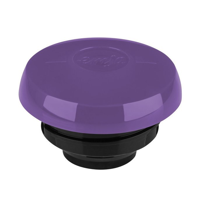 Emsa Samba Quick Press Insulated Server, 34-Ounce, Translucent Eggplant N17