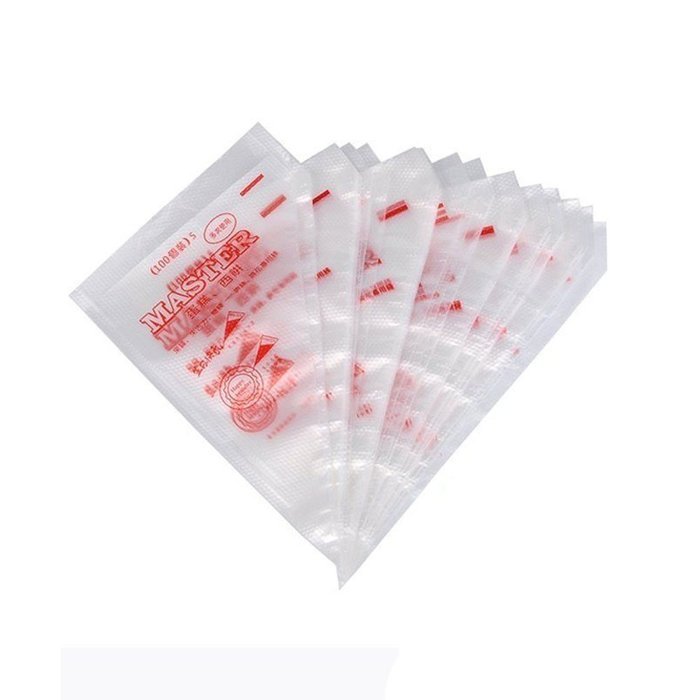 yueton Pack of 100 Disposable Cream Pastry Bag Cake Icing Piping Decorating Tool N3