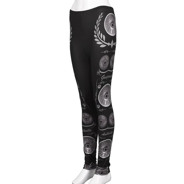 PHOTNO Fashion Women Skinny Printed Stretchy Pants Leggings N37