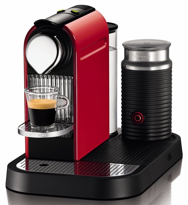 Nespresso D120-US-BK-NE CitiZ Automatic Single-Serve Espresso Maker and Milk Frother, Limousine Black N2