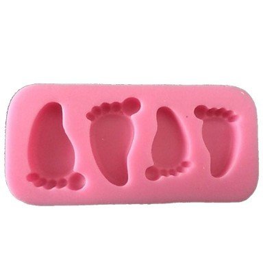 Y&XL&H Baby Feet Silicone Mold Fondant Chocolate Cake Decorating Tools Forma De Silicone Para Bolo