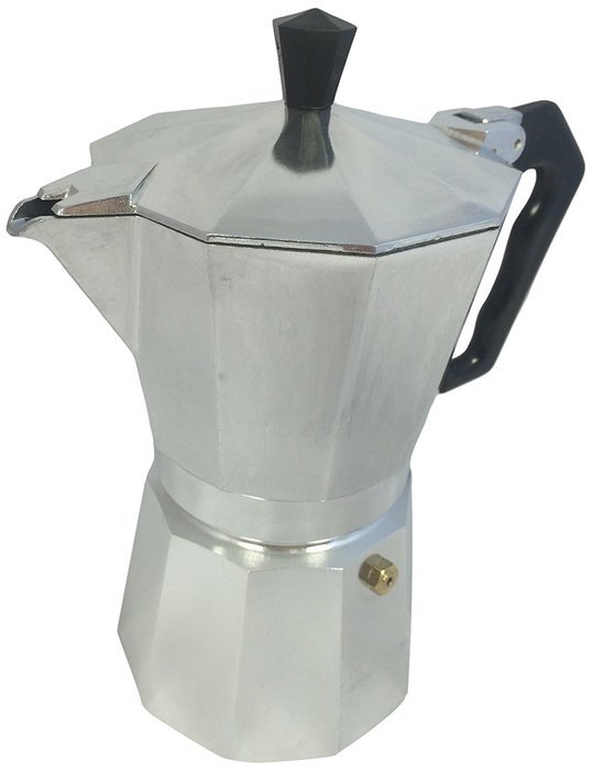 Eppicotispai Buon Caffe Aluminum 6-Cup Moka Stovetop Espresso Maker
